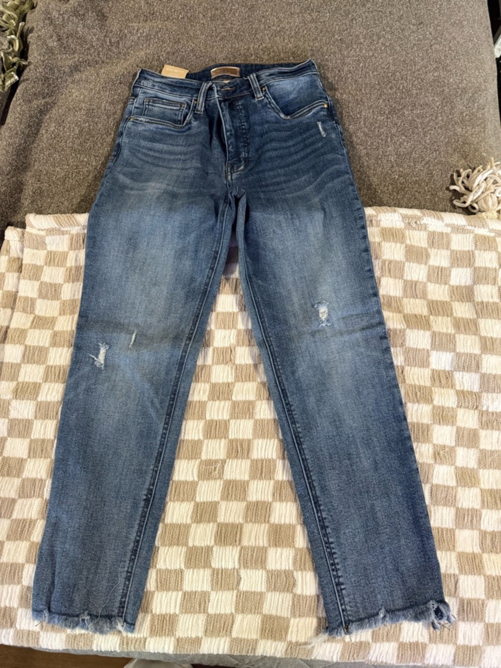 Kut from the Kloth Dark Blue Rachael Fab AB Mom Jean
